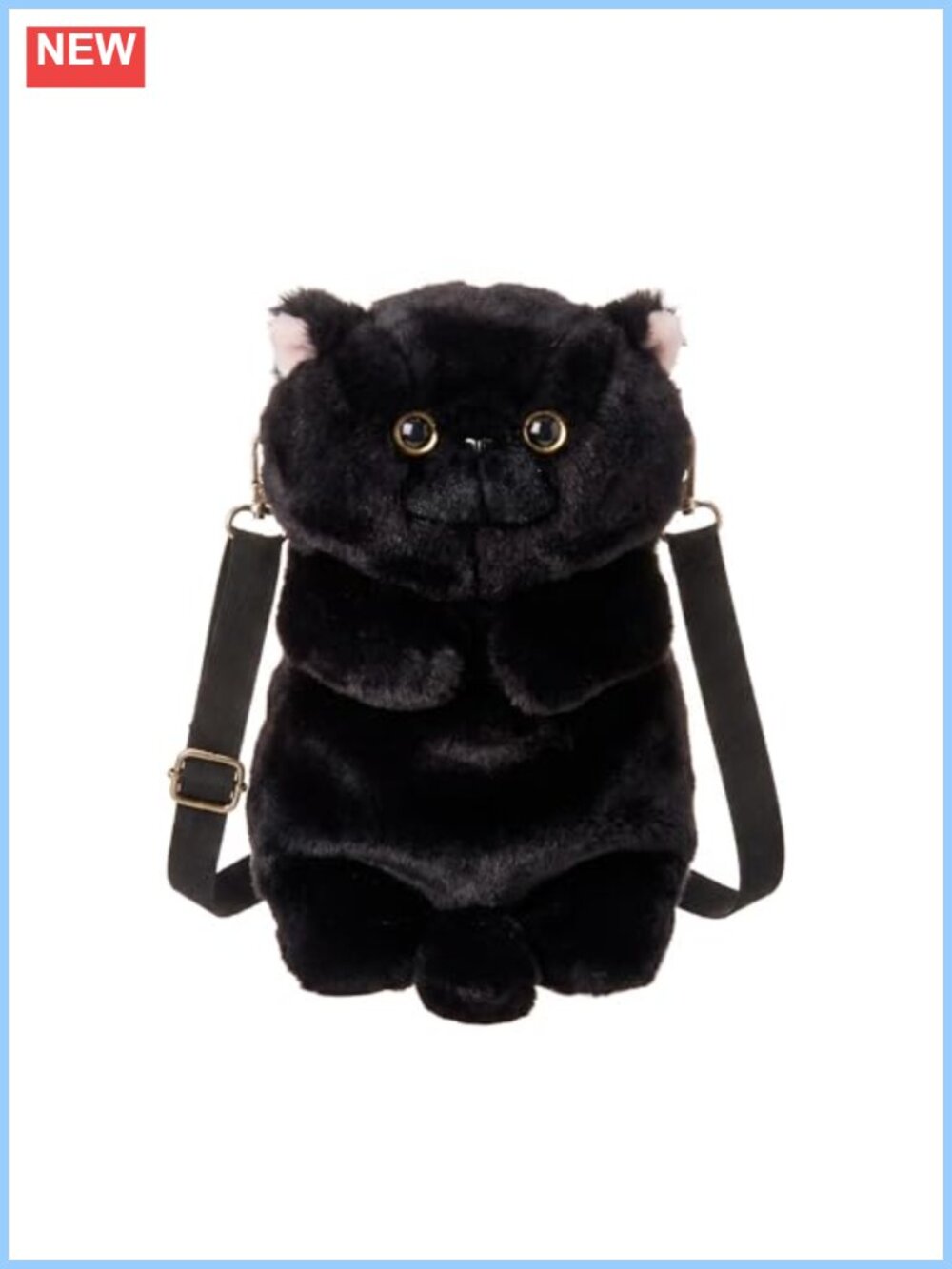 Fluffy Cat Plush Crossbody Bag Cute Fashion Gift for Women